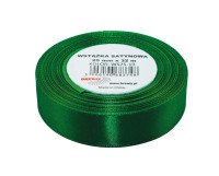 Wstążka satynowa 25mmx32m zielona Brewis